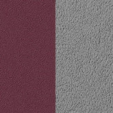 Cherry/Metal 25mm Bracelet Leather